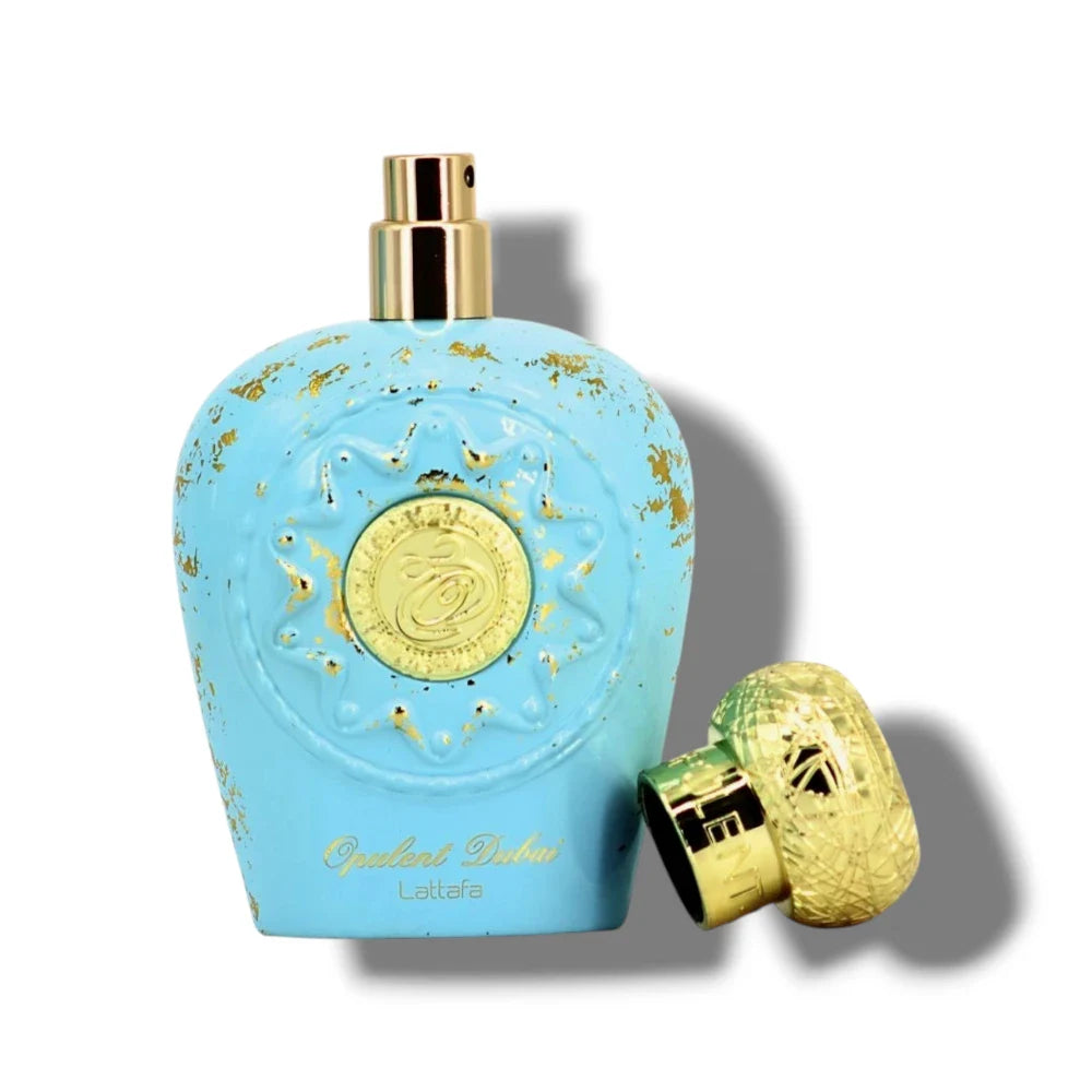 Lattafa Opulent Dubai 100 ml – vedere cu capacul detașat