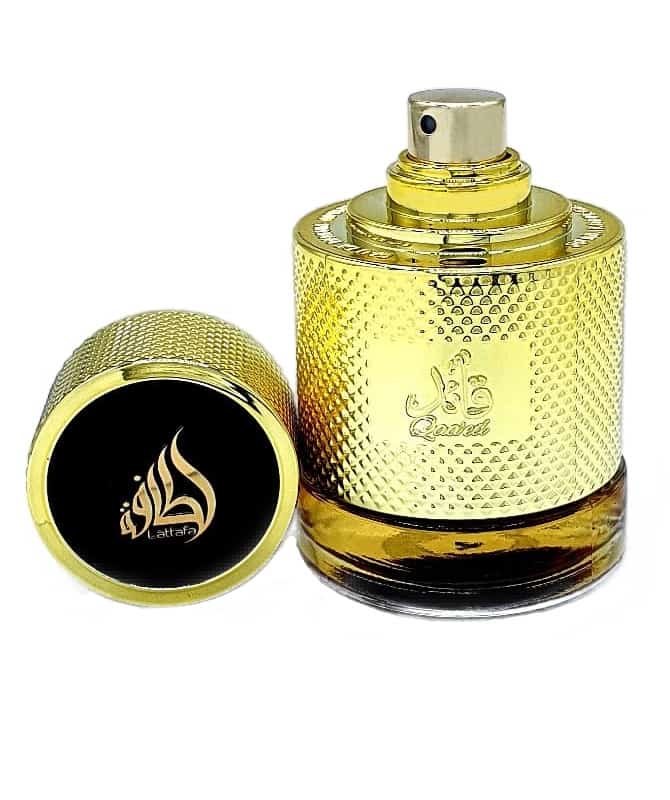 Lattafa Qaaed 100 ml – vedere cu pulverizatorul expus